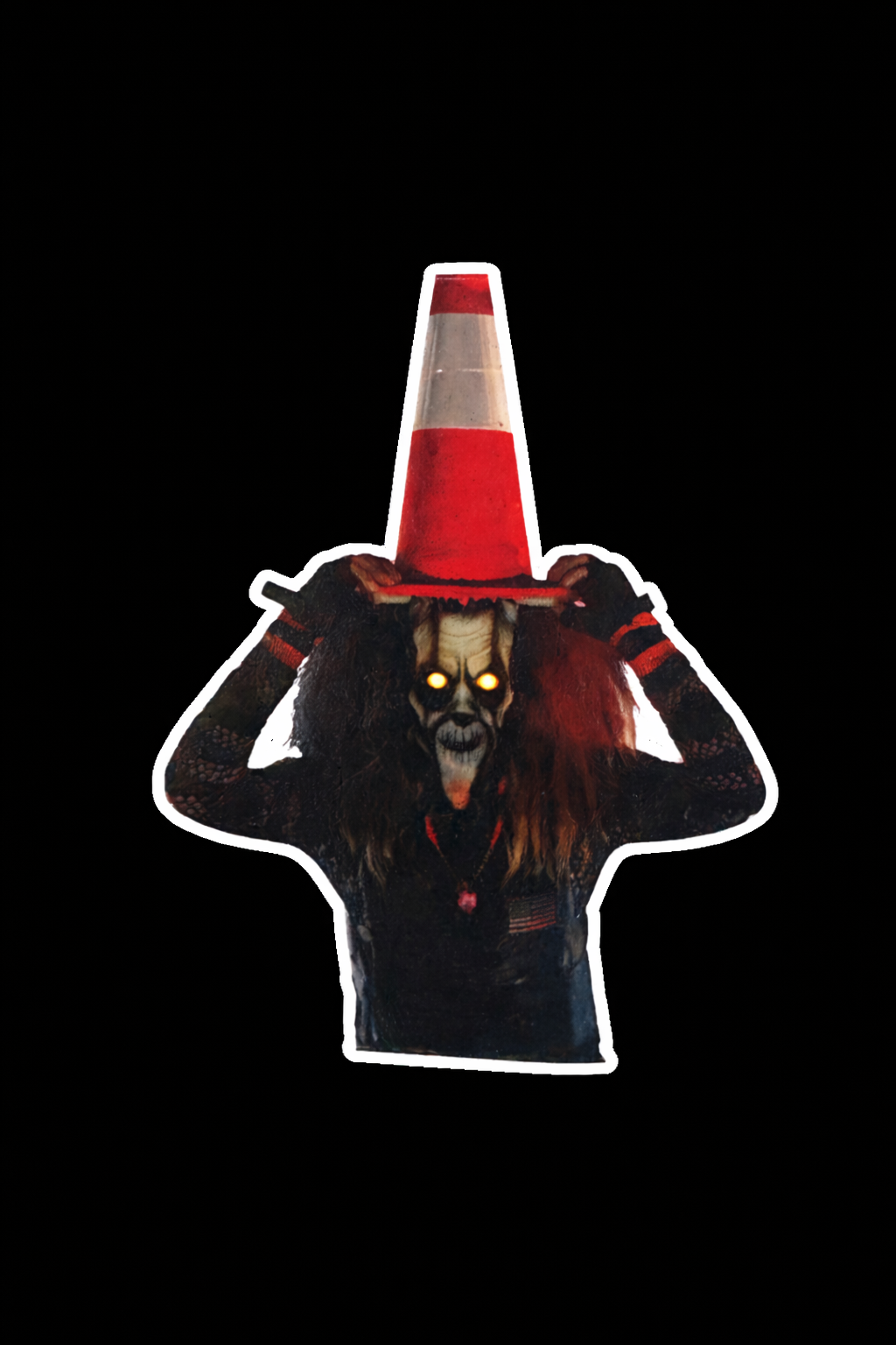 "CONE HEAD" STICKER